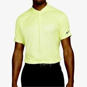 Nike X Tiger Woods DRIFIT ADV Polo Golf Shirt Men's Yellow Shirt XXL NEW